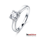 Bague de fiançailles solitaire Zircon Solitaire pas cher (CRI0383-B)